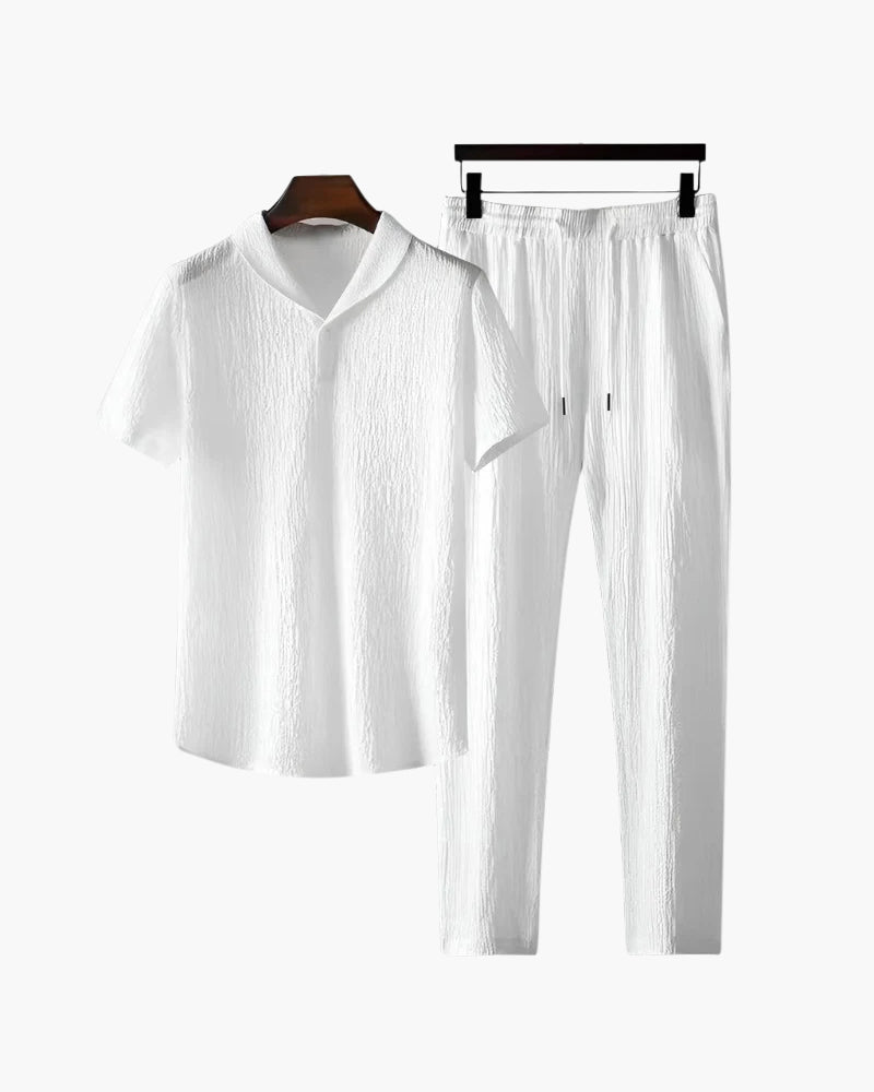 Sartorial™ | Cotton Polo & Pantalon Set