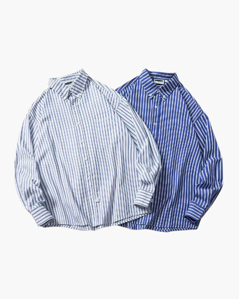 Sartorial™ | Oversized Striped Shirt