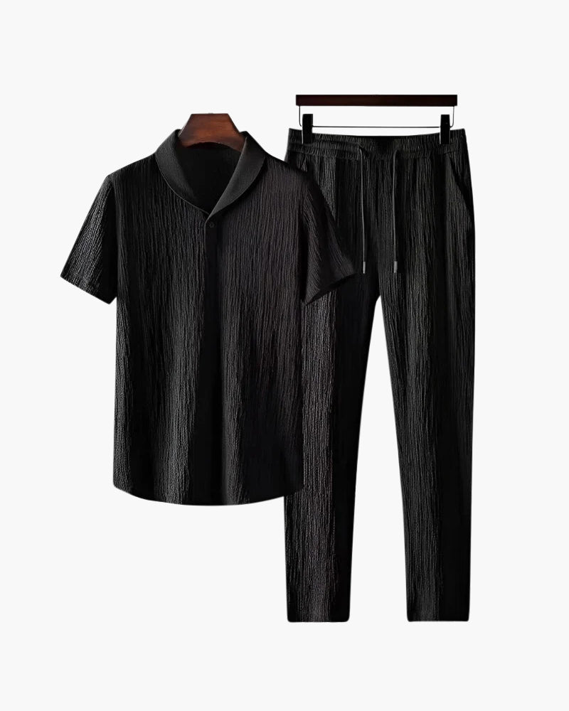 Sartorial™ | Cotton Polo & Pantalon Set