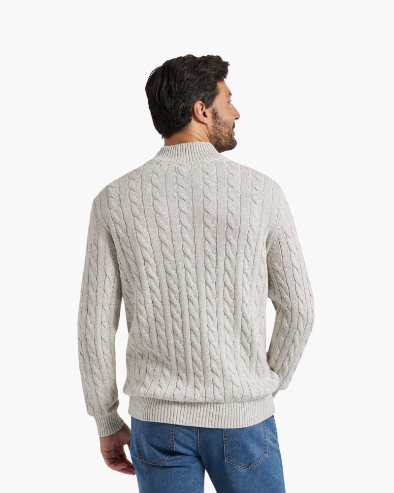 Sartorial™ | Zipped Cable Sweater