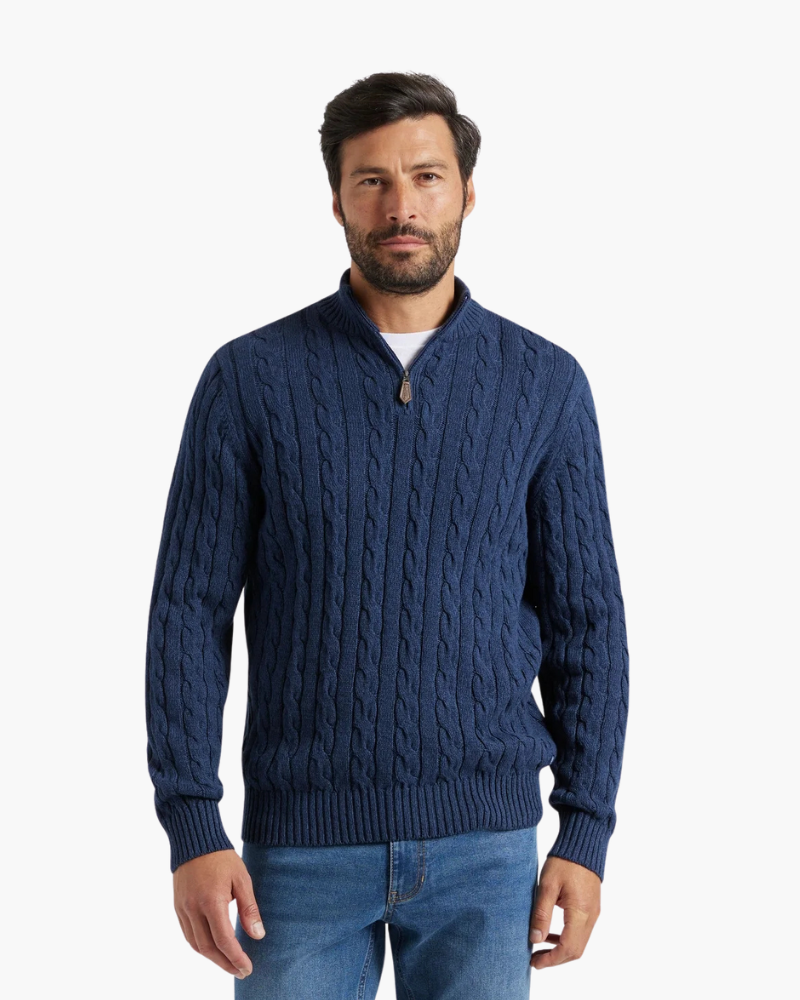 Sartorial™ | Zipped Cable Sweater