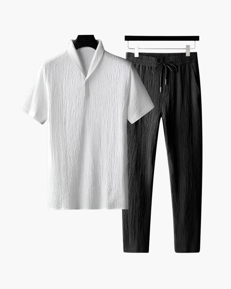 Sartorial™ | Cotton Polo & Pantalon Set