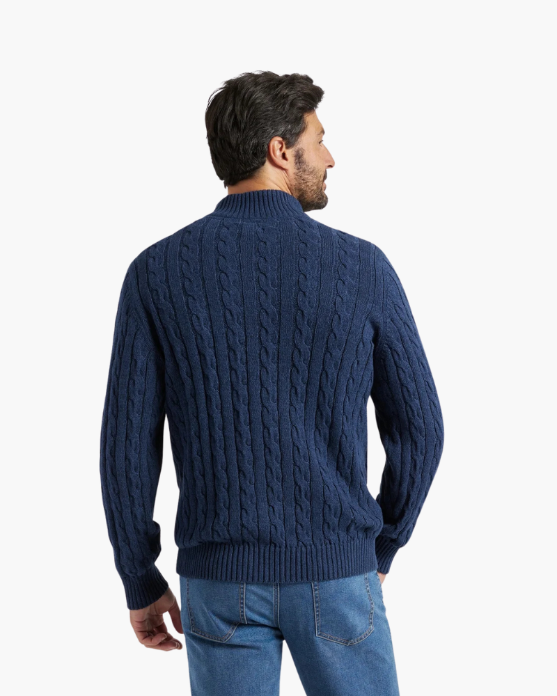 Sartorial™ | Zipped Cable Sweater