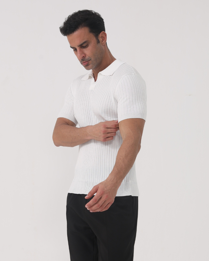 Sartorial™ | Ribbed Cotton Polo