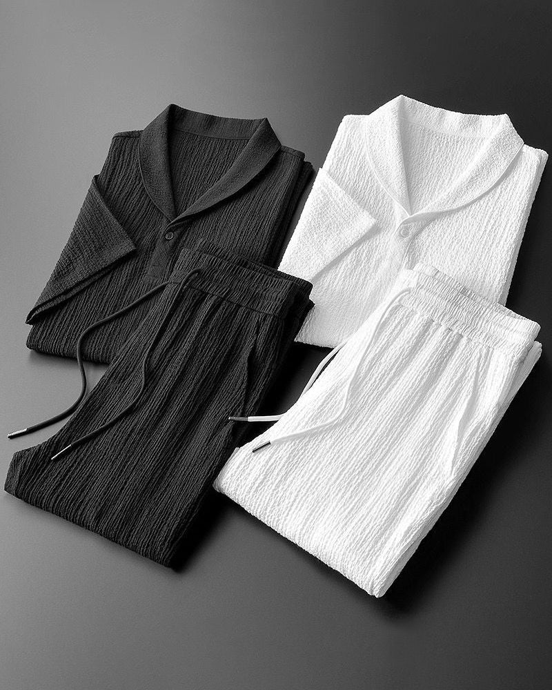 Sartorial™ | Cotton Polo & Pantalon Set