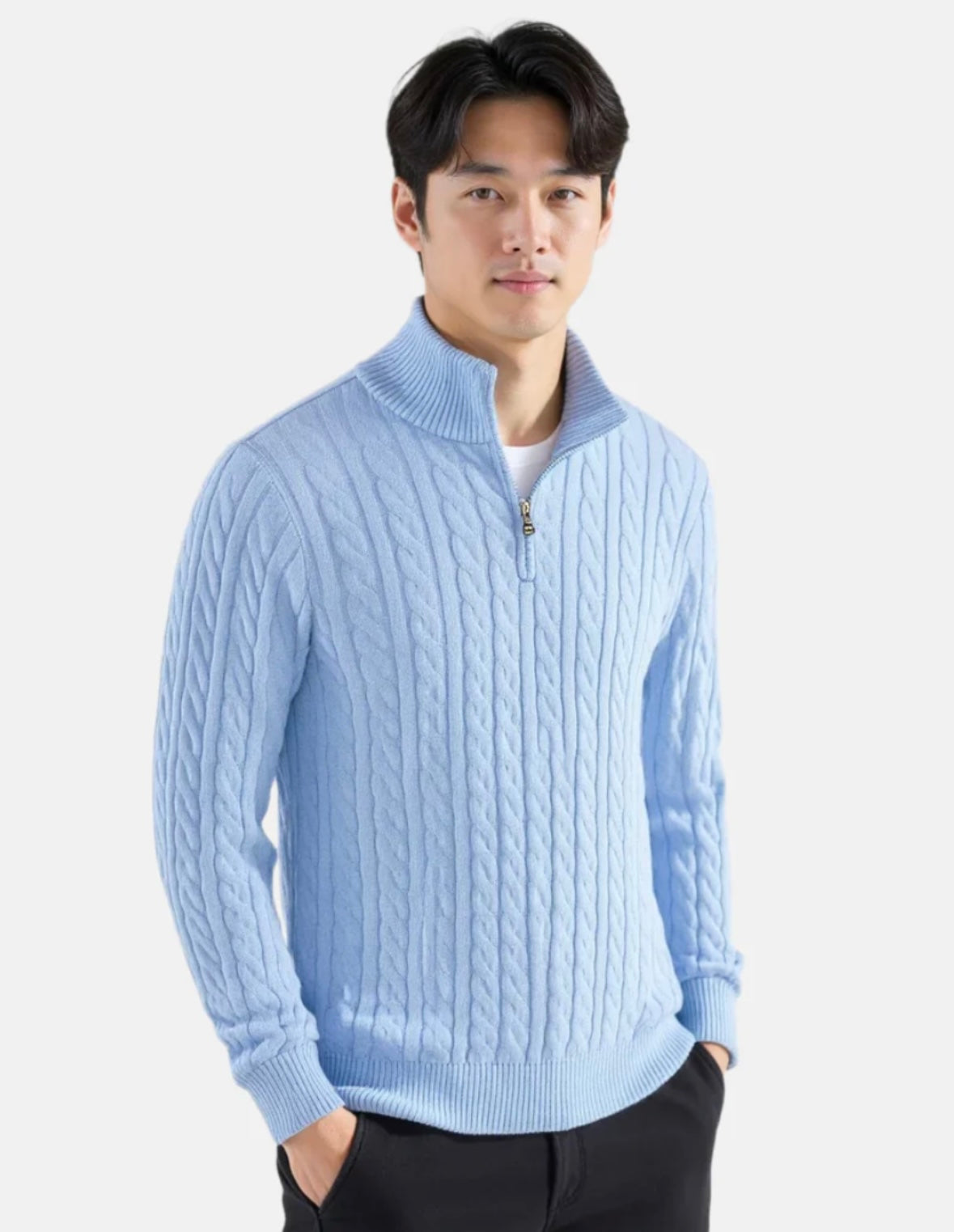 Sartorial™ | Zipped Cable Sweater