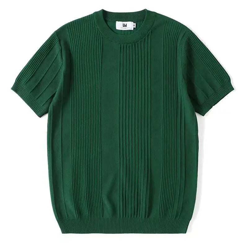 Sartorial™ |  Knitted Striped T-Shirt